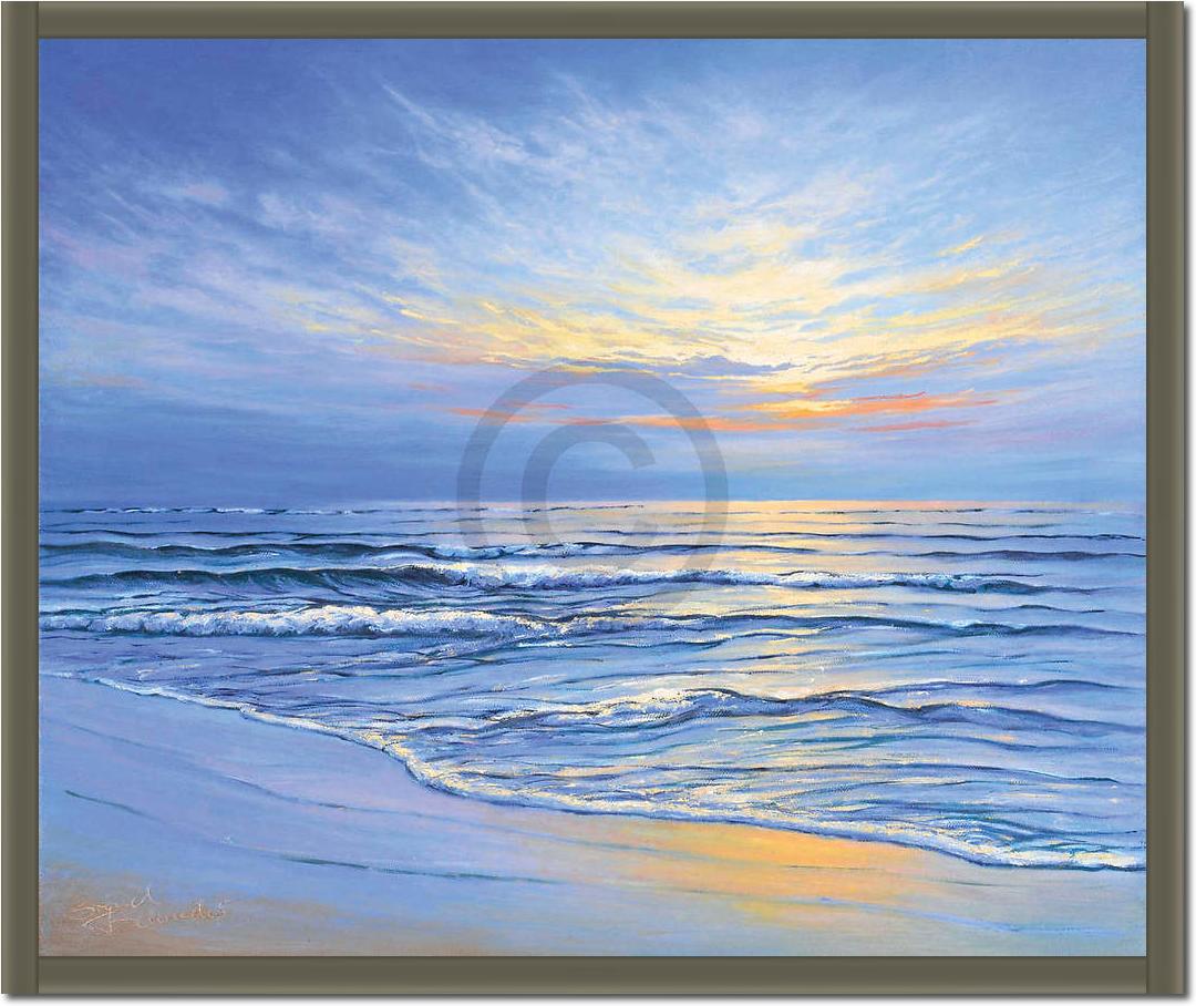 Sunset at Ostsee coast II        von Sigurd Schneider