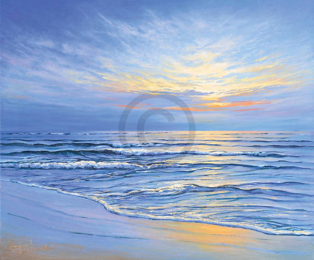 Sunset at Ostsee coast II        von Sigurd Schneider