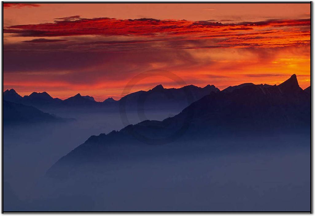 Sunset on Niederhorn I           von Thomas Marent