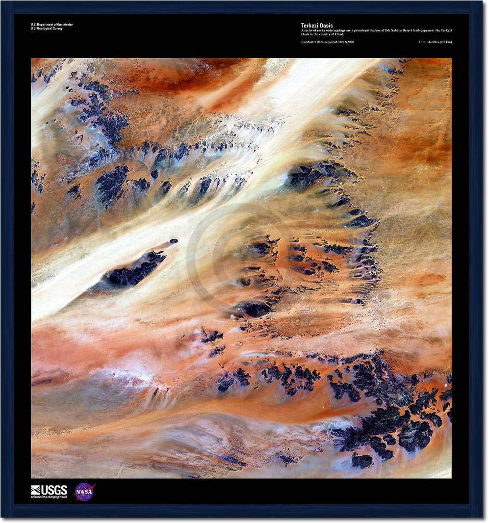 Terkezi Oase                     von Landsat-7