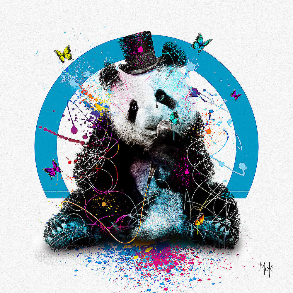 Panda chanteur von Moki