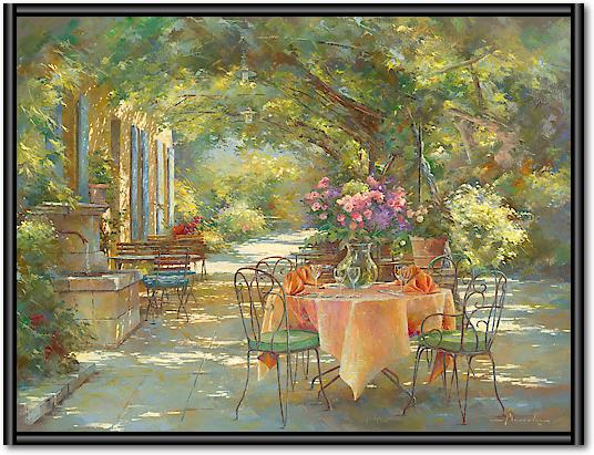 La Terrasse du Mas des Grès von Johan Messely