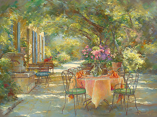 La Terrasse du Mas des Grès von Johan Messely