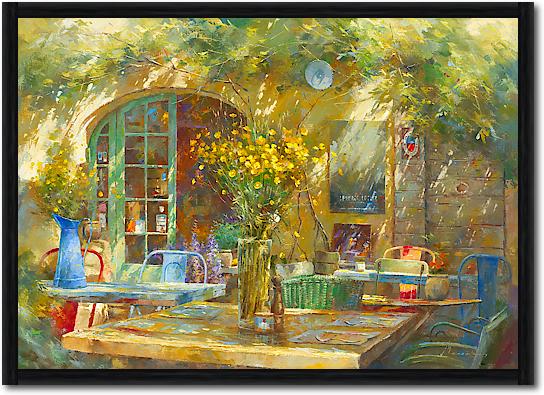 Terrasse - Le petit café von Johan Messely