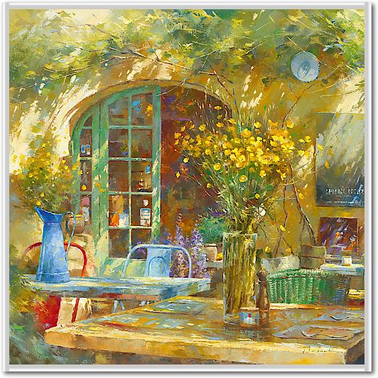 Terrasse - Le petit café von Johan Messely