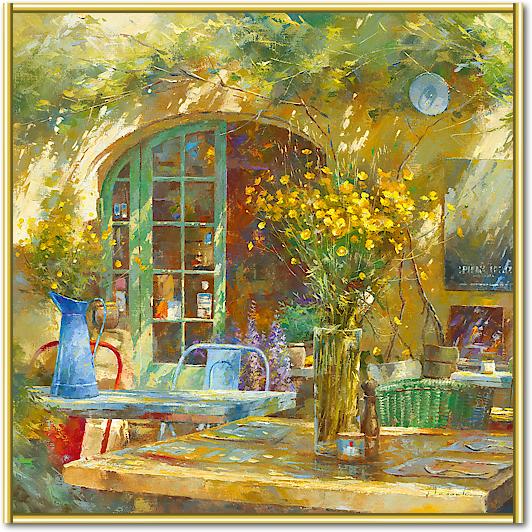 Terrasse - Le petit café von Johan Messely