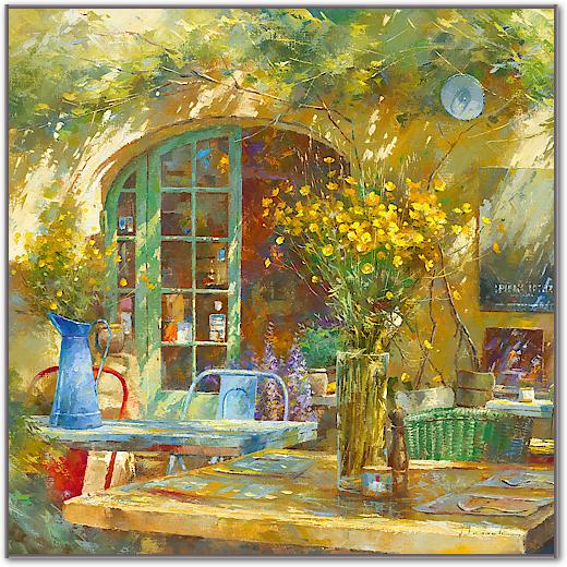 Terrasse - Le petit café von Johan Messely