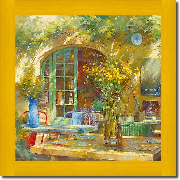 Terrasse - Le petit café von Johan Messely