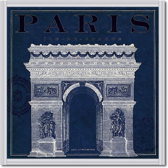 Blueprint Arc de Triomphe von Sue Schlabach