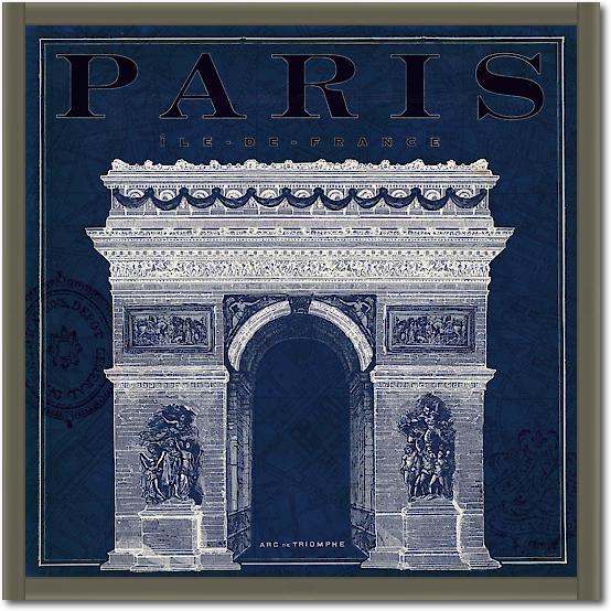 Blueprint Arc de Triomphe von Sue Schlabach