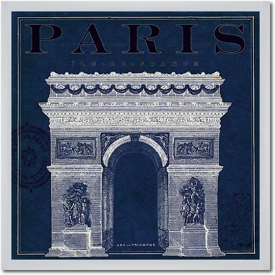 Blueprint Arc de Triomphe von Sue Schlabach