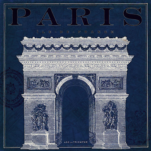 Blueprint Arc de Triomphe von Sue Schlabach