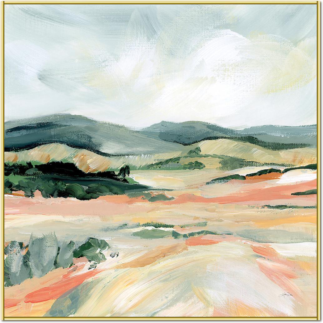 Vermillion Landscape I von Sue Schlabach