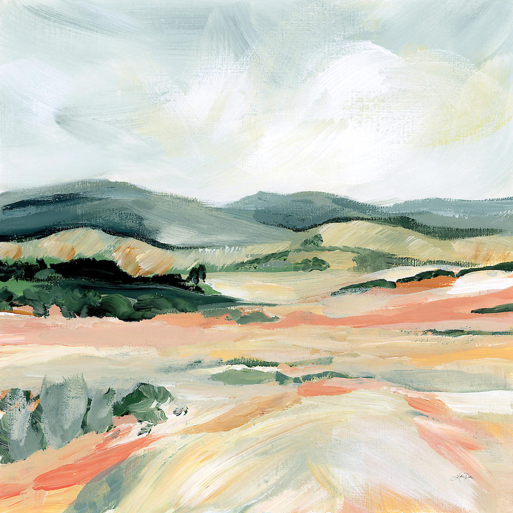 Vermillion Landscape I von Sue Schlabach