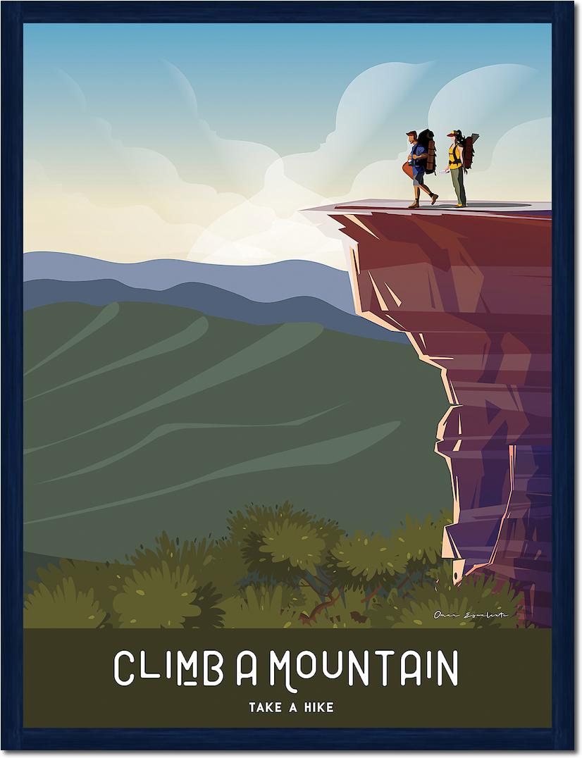 Climb a Mountain von Omar Escalante