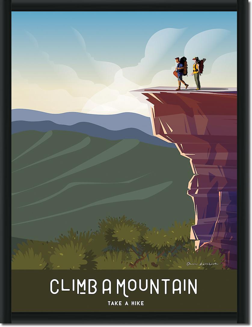 Climb a Mountain von Omar Escalante