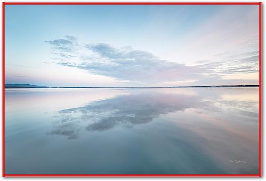 Bellingham Bay Clouds Reflection I von Alan Majchrowitz