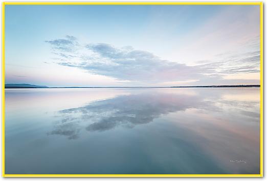 Bellingham Bay Clouds Reflection I von Alan Majchrowitz