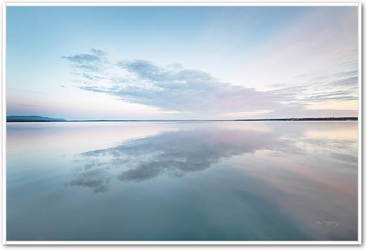 Bellingham Bay Clouds Reflection I von Alan Majchrowitz