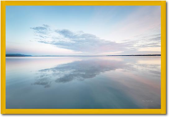 Bellingham Bay Clouds Reflection I von Alan Majchrowitz