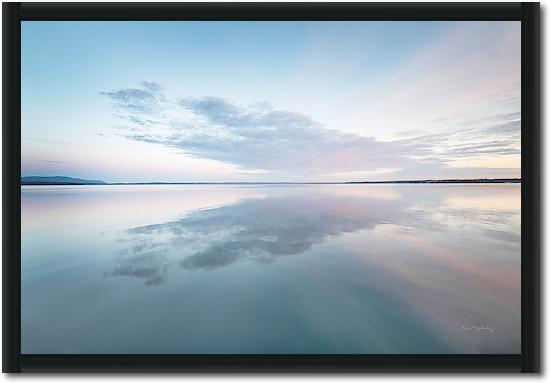 Bellingham Bay Clouds Reflection I von Alan Majchrowitz