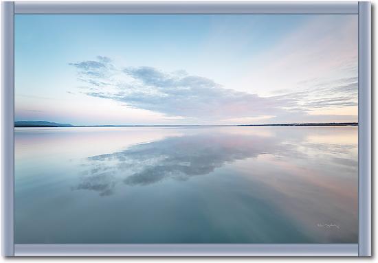 Bellingham Bay Clouds Reflection I von Alan Majchrowitz