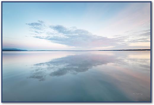 Bellingham Bay Clouds Reflection I von Alan Majchrowitz