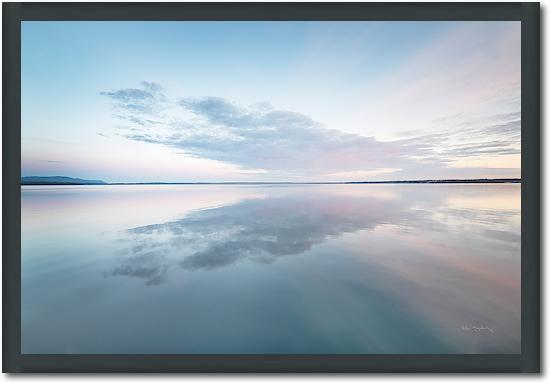 Bellingham Bay Clouds Reflection I von Alan Majchrowitz