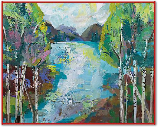 Birch Pond von Jeanette Vertentes