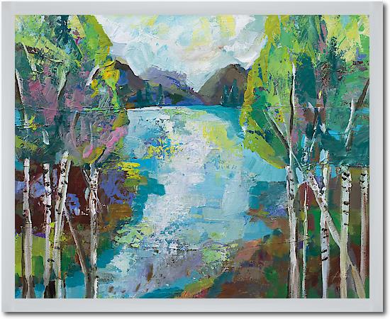 Birch Pond von Jeanette Vertentes