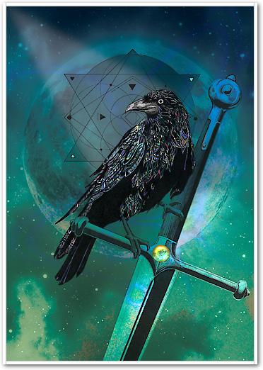 Cosmic Raven von Karin Roberts