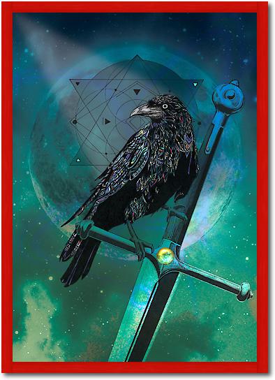 Cosmic Raven von Karin Roberts