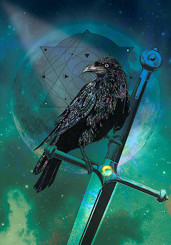 Cosmic Raven von Karin Roberts