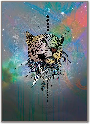 Cosmic Leopard von Karin Roberts