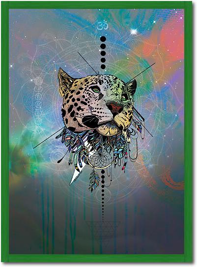 Cosmic Leopard von Karin Roberts