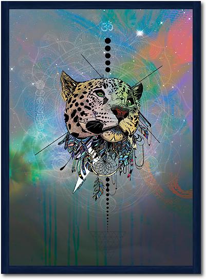 Cosmic Leopard von Karin Roberts