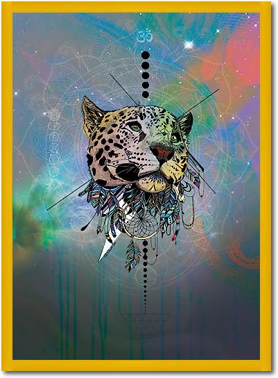 Cosmic Leopard von Karin Roberts