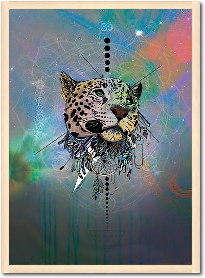 Cosmic Leopard von Karin Roberts