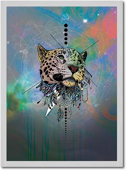 Cosmic Leopard von Karin Roberts