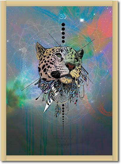 Cosmic Leopard von Karin Roberts