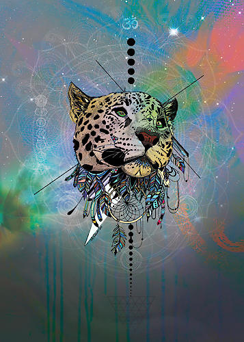 Cosmic Leopard von Karin Roberts