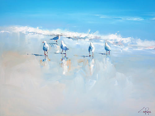 Sorrento Gulls von Craig Trewin Penny