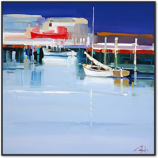 Port Fairy Moorings 2 von Craig Trewin Penny