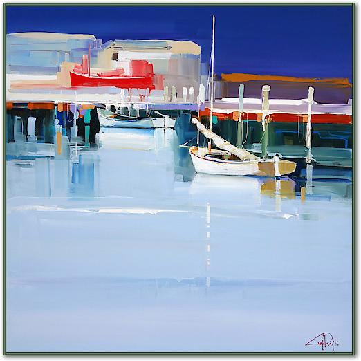 Port Fairy Moorings 2 von Craig Trewin Penny