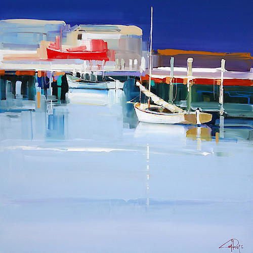 Port Fairy Moorings 2 von Craig Trewin Penny