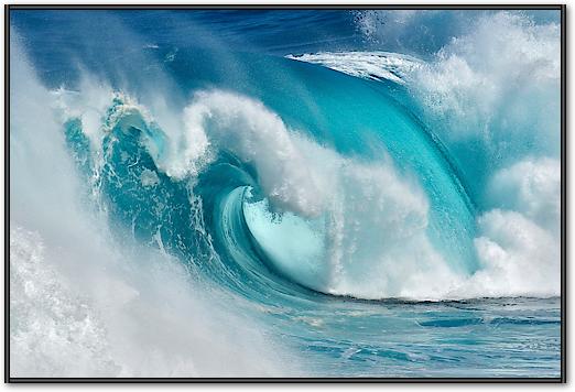 When the Ocean turns into Blue Fire von Montero