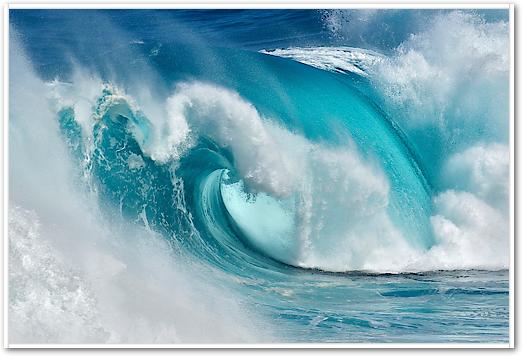 When the Ocean turns into Blue Fire von Montero