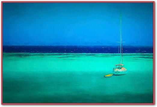 Grenadines Sailboat von Don Schwartz