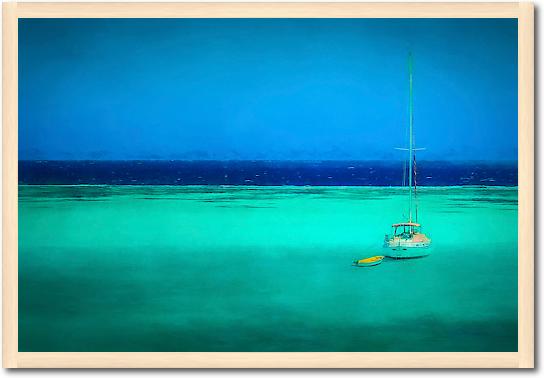 Grenadines Sailboat von Don Schwartz