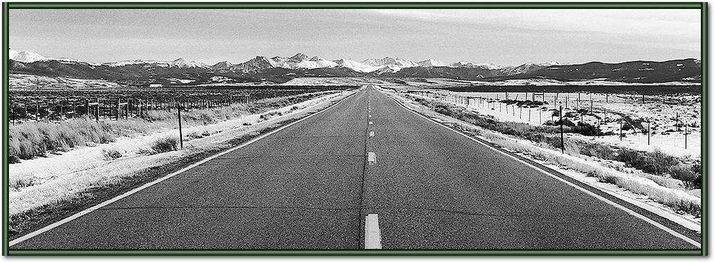 Colorado Walden Rocky Mountain Road von Dave Butcher